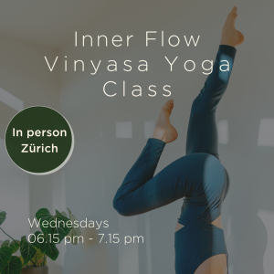 GROUP CLASS: Inner Flow Vinyasa Yoga in Zürich – Move, Breathe, Reconnect [3-class package]